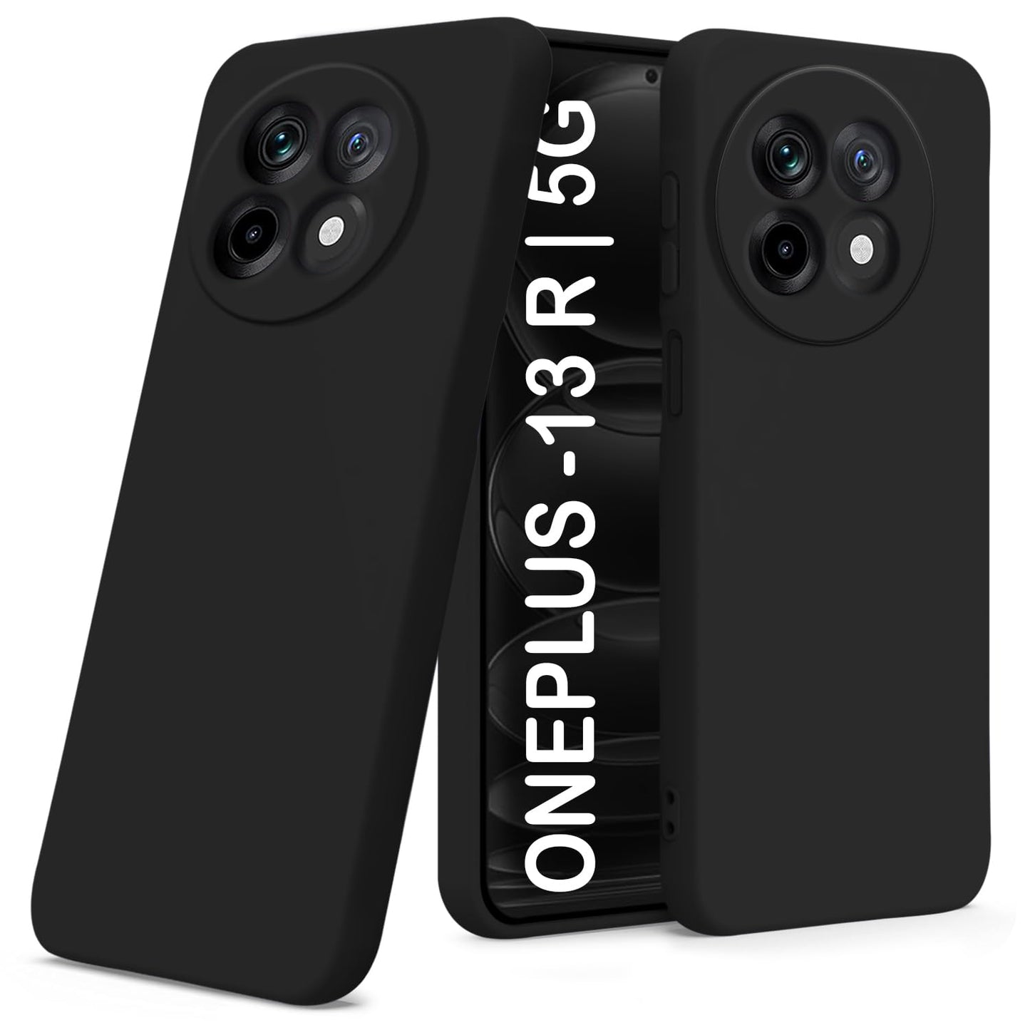OnePlus 13R ( Black Silicone Cover)
