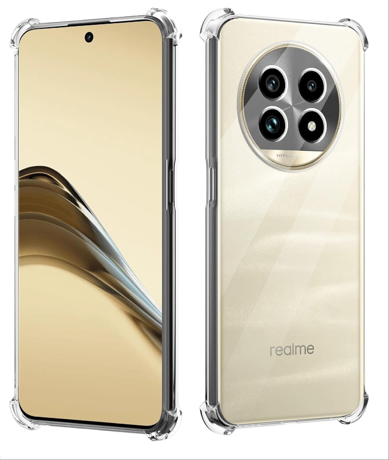 Realme P1 5G Back Cover (Transparent)