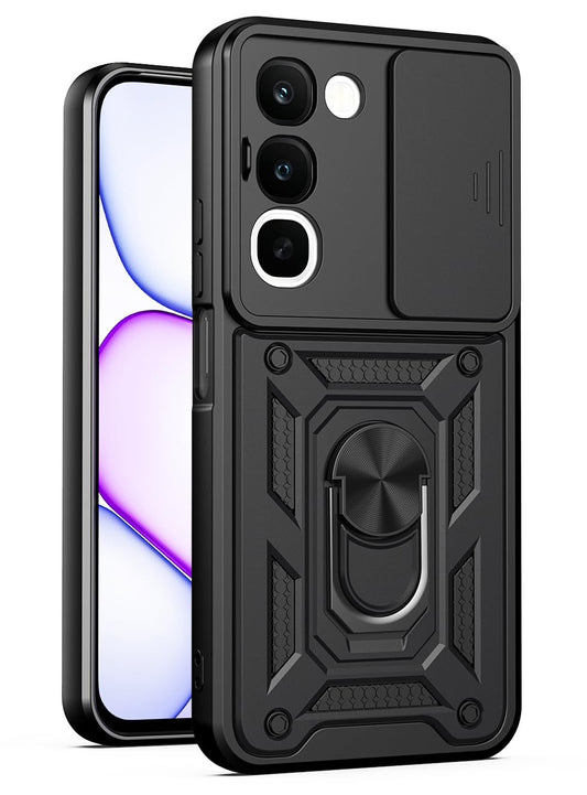 For Realme 16x Back Cover Case Hybrid Armor |Ring Holder Kickstand