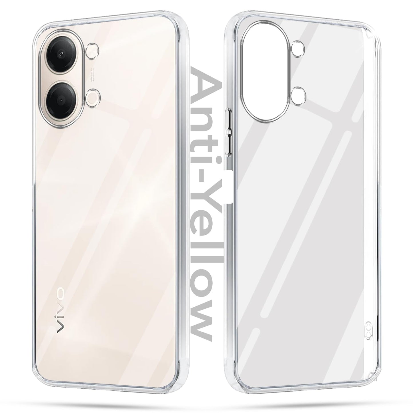 Vivo Y11 5G (Lifetime Anti-Yellow Clear Back Cover)
