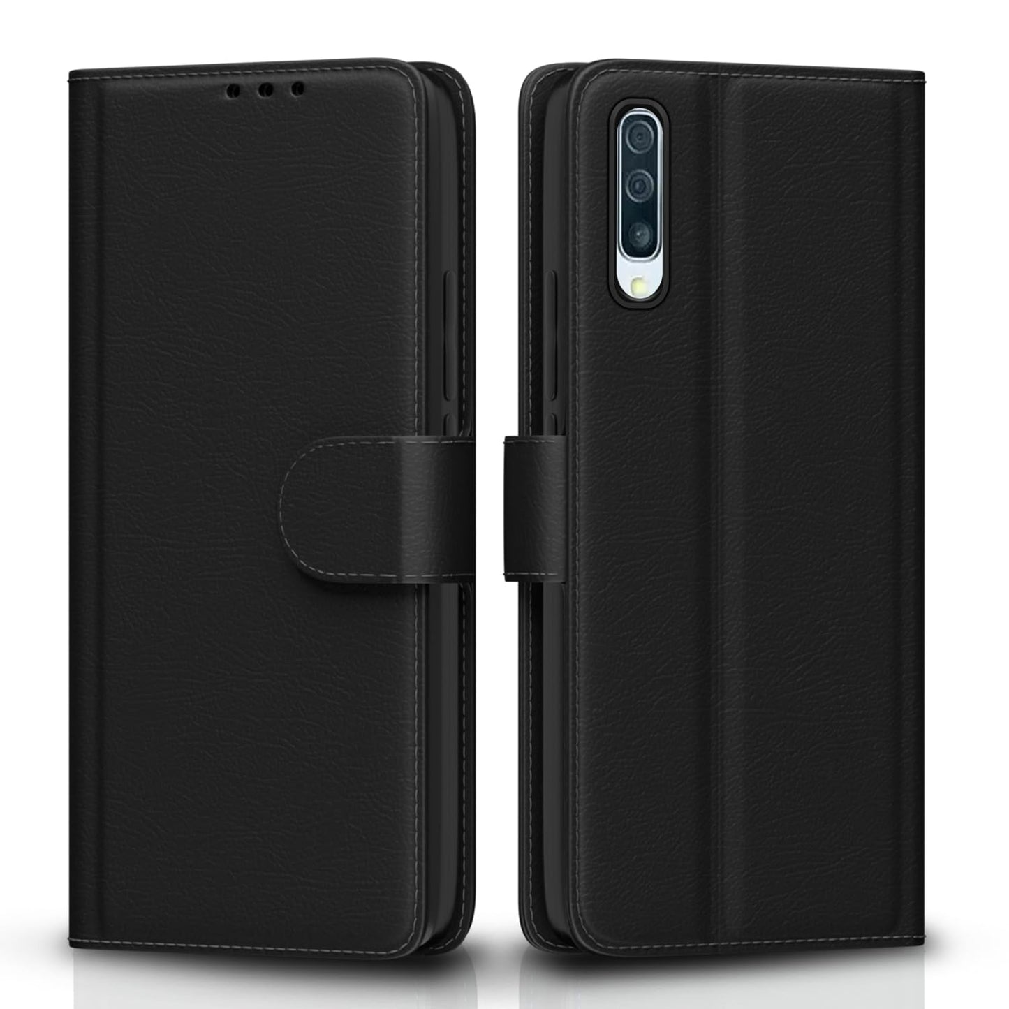 Samsung A50/A50s/A30s Flip Case Cover ( Black )