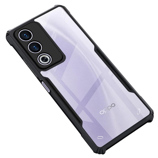 Oppo A3  Pro Back Cover (Black Bumper)