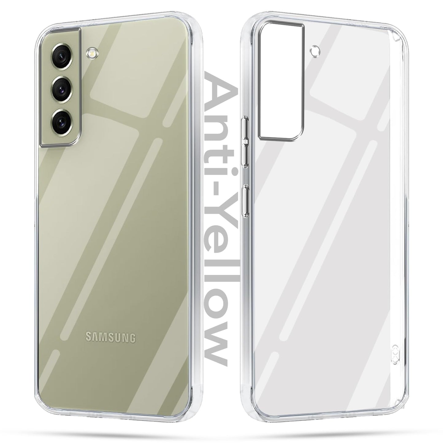 Samsung S21 FE (Lifetime Anti-Yellow Clear Back Cover)