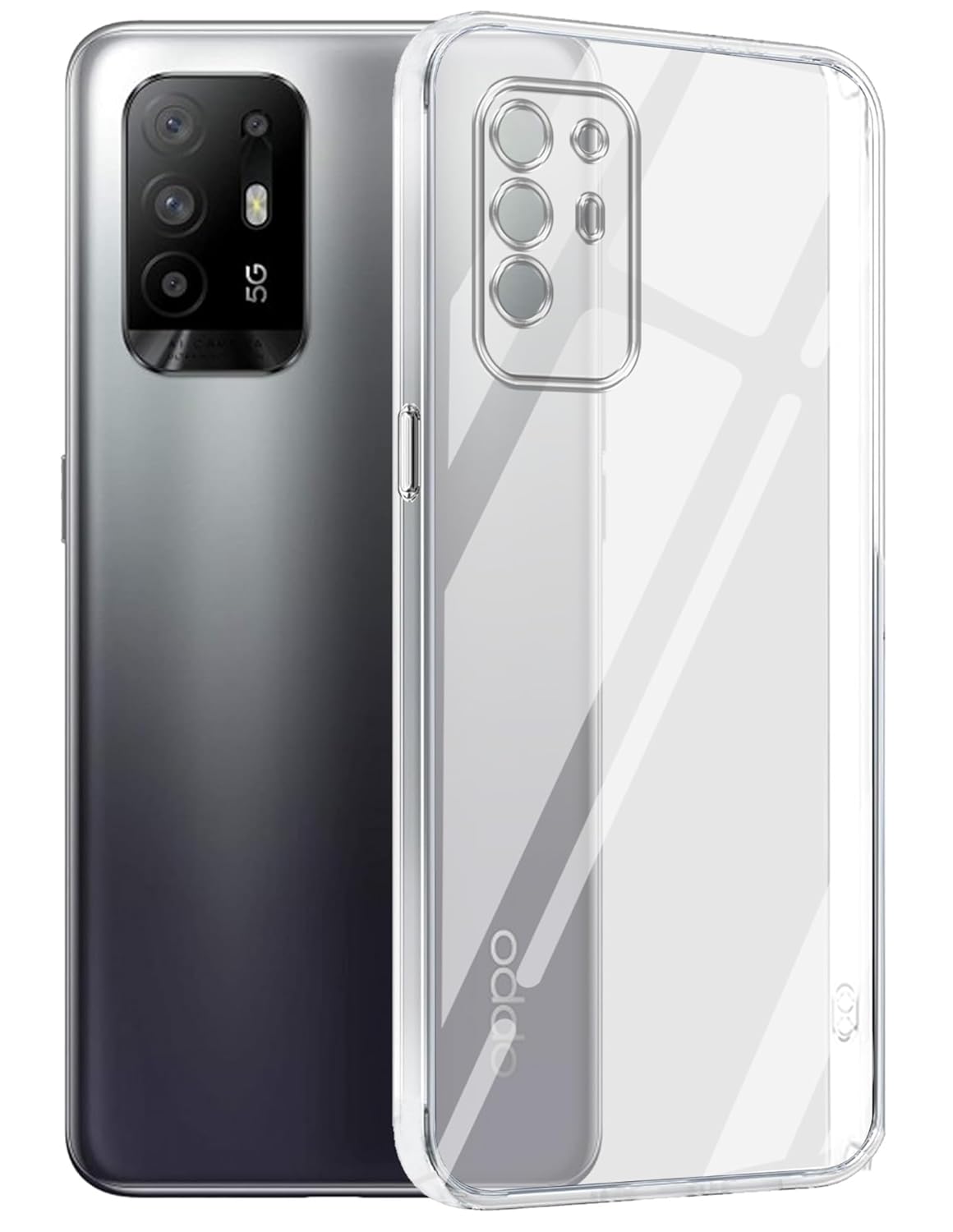 Oppo F19 Pro Plus (Lifetime Anti-Yellow Clear Back Cover)