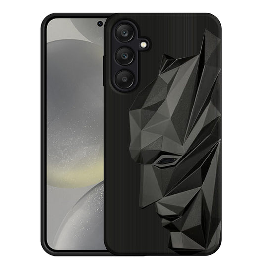 Superhero Engraved logo silicon Cover for Samsung Galaxy S24 5G