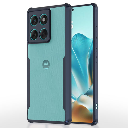 Moto Edge 60  Fusion  5G Back Cover (Black Bumper)