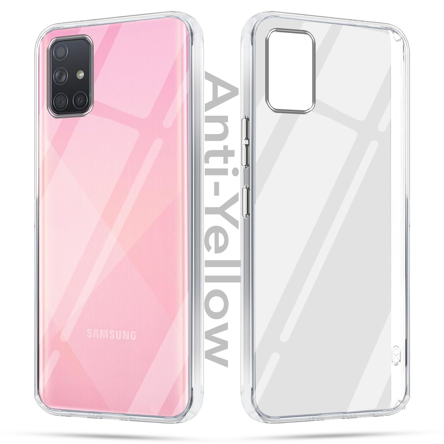 Samsung A71 (Lifetime Anti-Yellow Clear Back Cover)