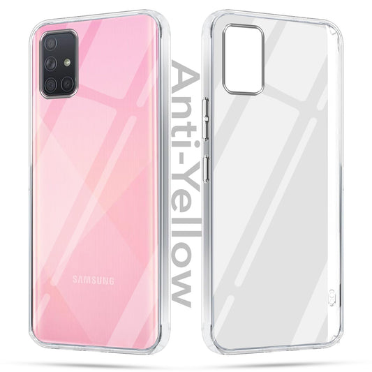 Samsung A71 (Lifetime Anti-Yellow Clear Back Cover)