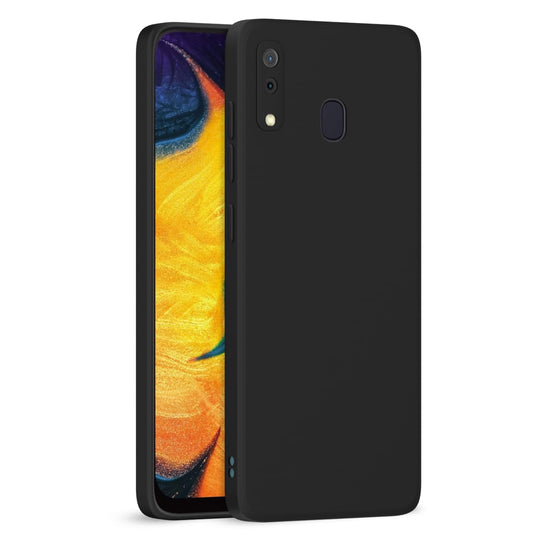 Samsung A20/M10s (Black Silicone Cover)