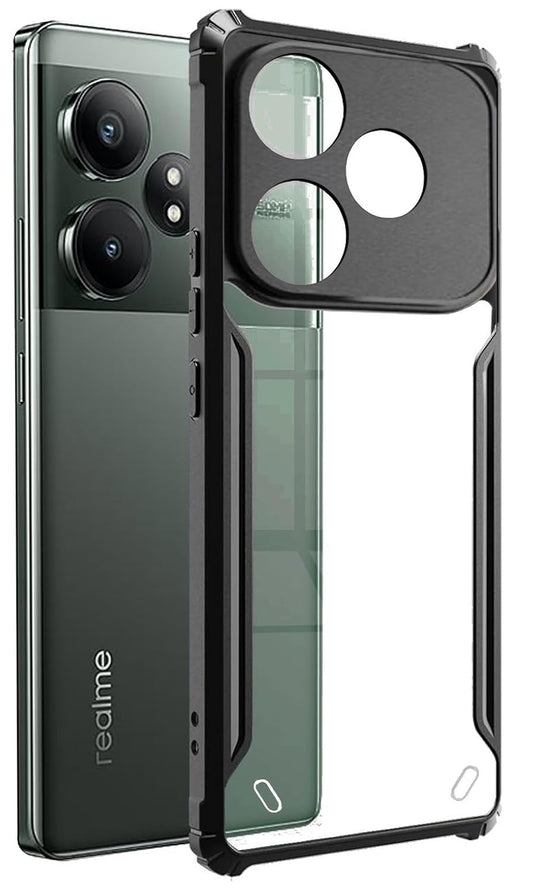 Realme GT 6 Back Cover (Black Bumper)