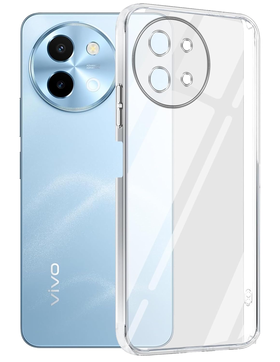 Vivo Y58/Y38 5G( Lifetime Anti-Yellow Clear Back Cover)