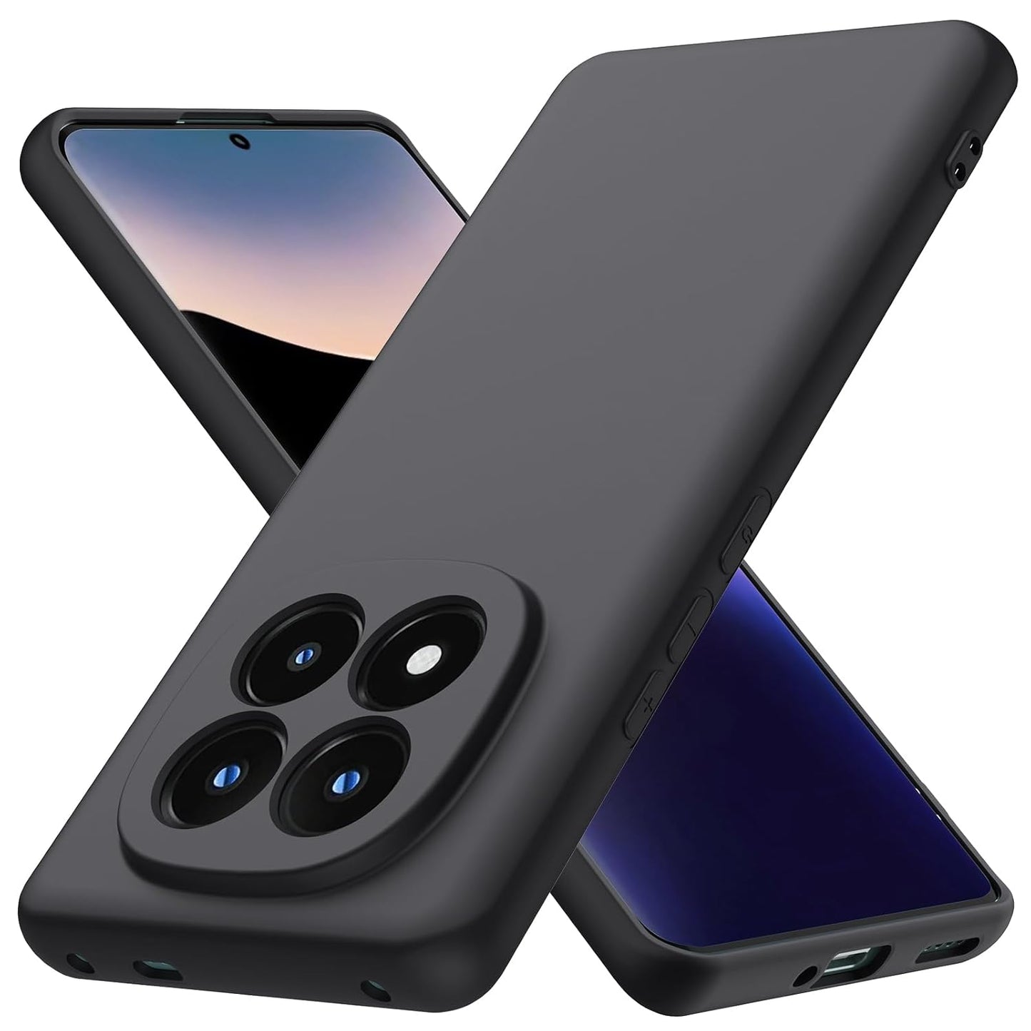 Redmi Note 14 Pro Plus (5G)( Black Silicone Cover)