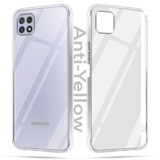 Samsung A22 5G (Lifetime Anti-Yellow Clear Back Cover)