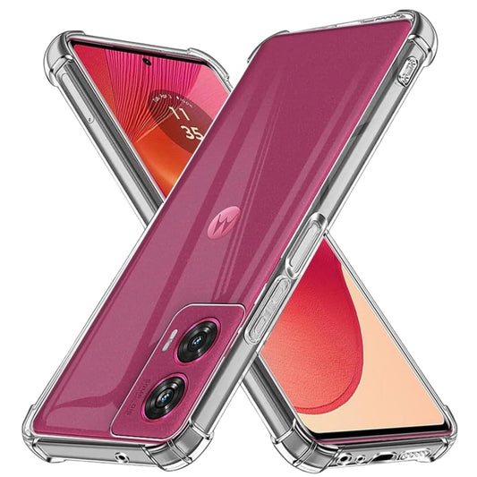 Moto G96 Back Cover (Transparent)