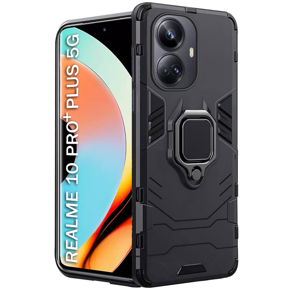Realme 10 Pro+ 5G Back Cover (Hybrid Armor)