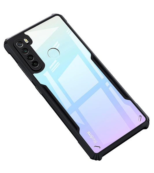 Redmi Note 8 Back Cover (Black Bumper)