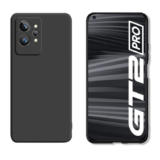 Realme GT 2 Pro ( Black Silicone Cover)