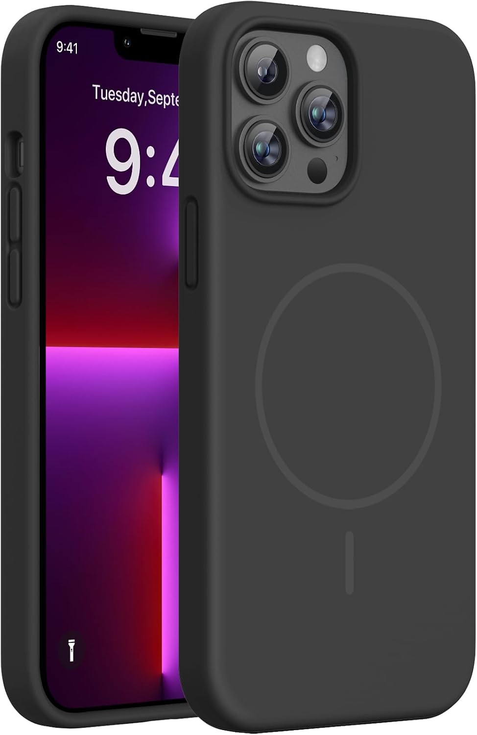 Miracase Silicone & Magnetic for iPhone 13 Pro Max Case