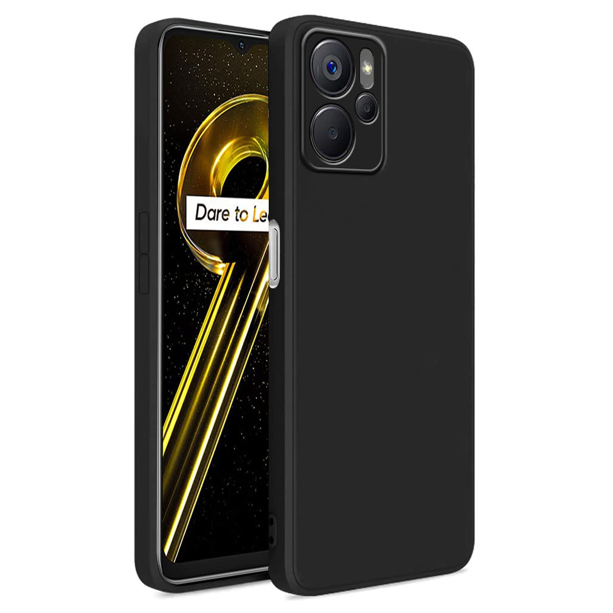 Realme 9i 5G ( Black Silicone Cover)