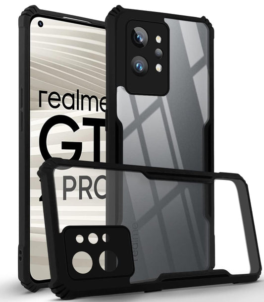 Realme GT 2 Pro Back Cover (Black Bumper)