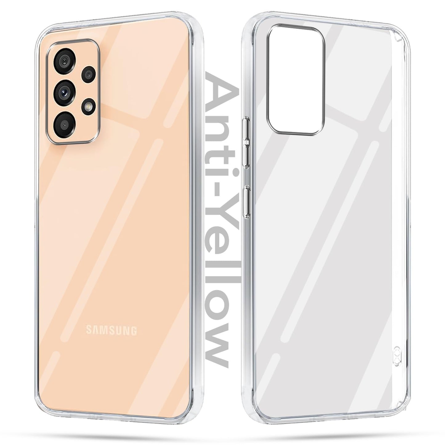 Samsung A53 5G (Lifetime Anti-Yellow Clear Back Cover)