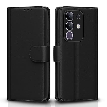 Leather Wallet Cover for iQOO Z10x 5G