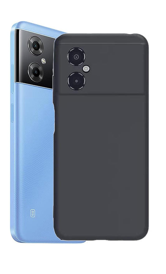 Poco M4 5G (Black Silicone Cover)