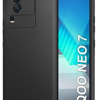 Matte Finish Silicone Cover For iQOO Neo 7 Pro