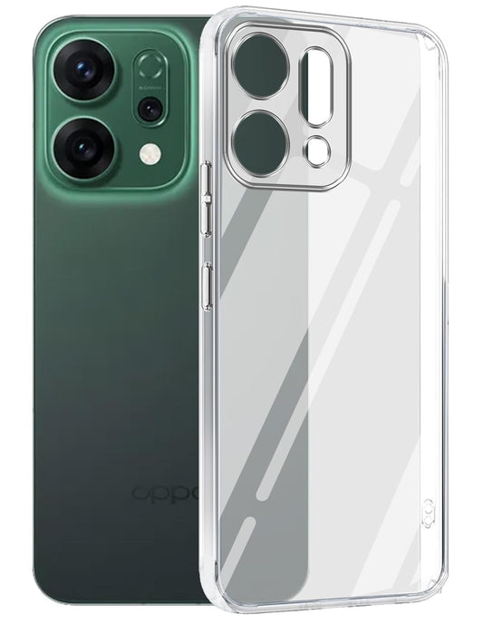 Oppo Reno 14 5G ( (Lifetime Anti-Yellow Clear Back Cover)