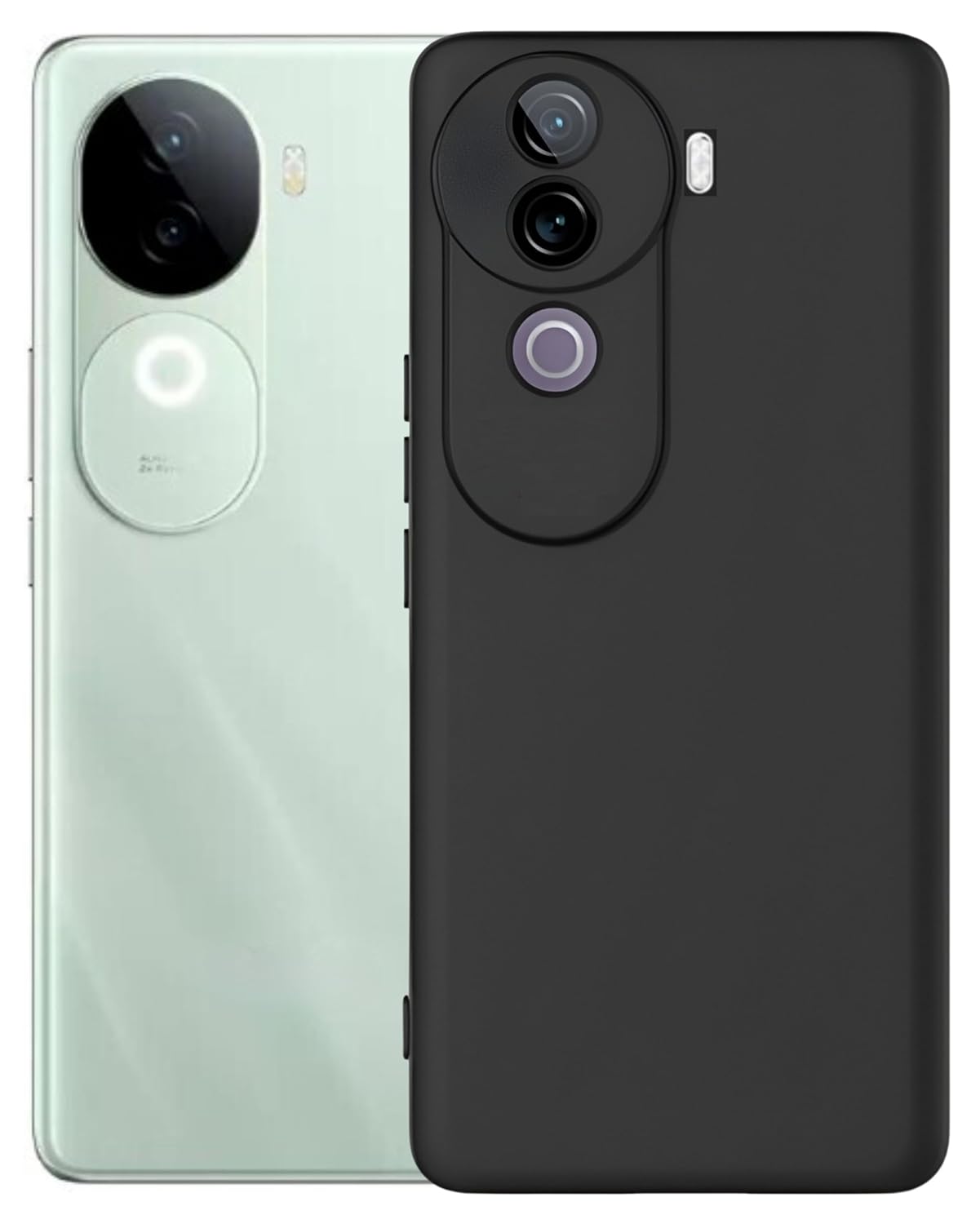 Vivo V40e 5G ( Black Silicone Cover)