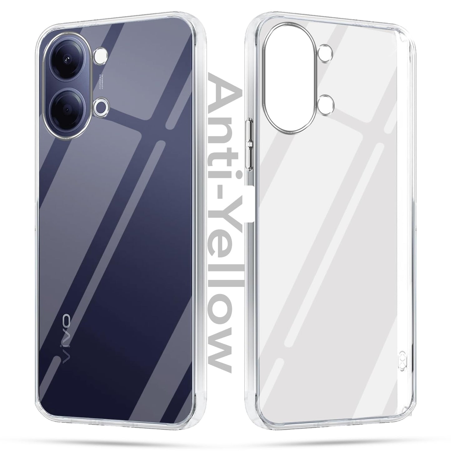 Vivo Y05 4G (Lifetime Anti-Yellow Clear Back Cover)