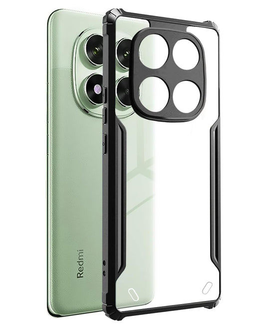 Redmi Note 14 Pro (5G) Back Cover (Black Bumper)