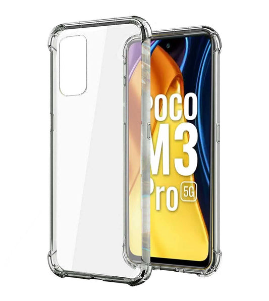POCO M3 Pro 5G Back Cover (Transparent)