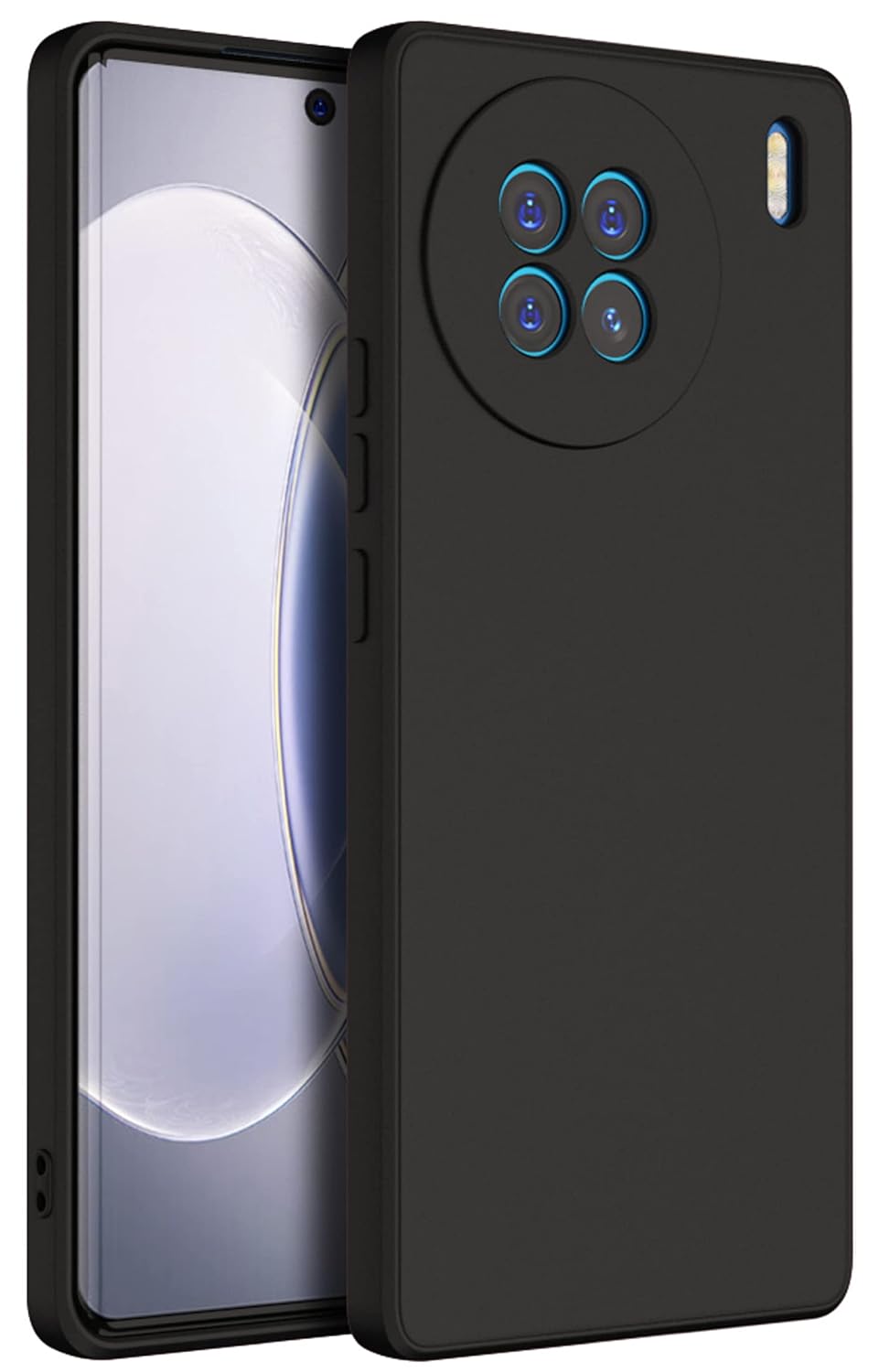 Vivo X90 5G ( Black Silicone Cover)