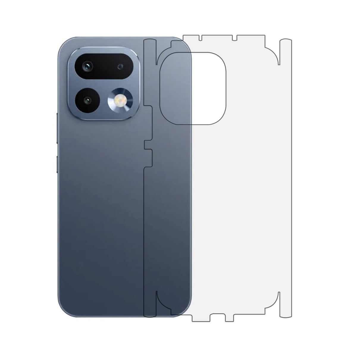 Realme 16 Pro 5G Back Screen Guard For Matte Finish, Smooth Touch, Unbreakable Membrane
