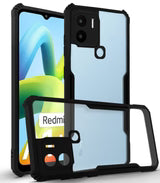 Redmi A2 Plus Back Cover (Black Bumper)