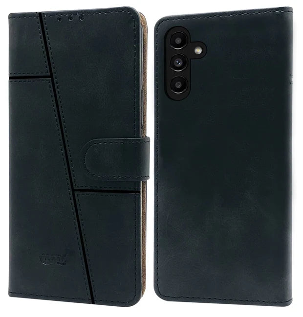 Samsung A13 4G Flip Case Cover ( Black )