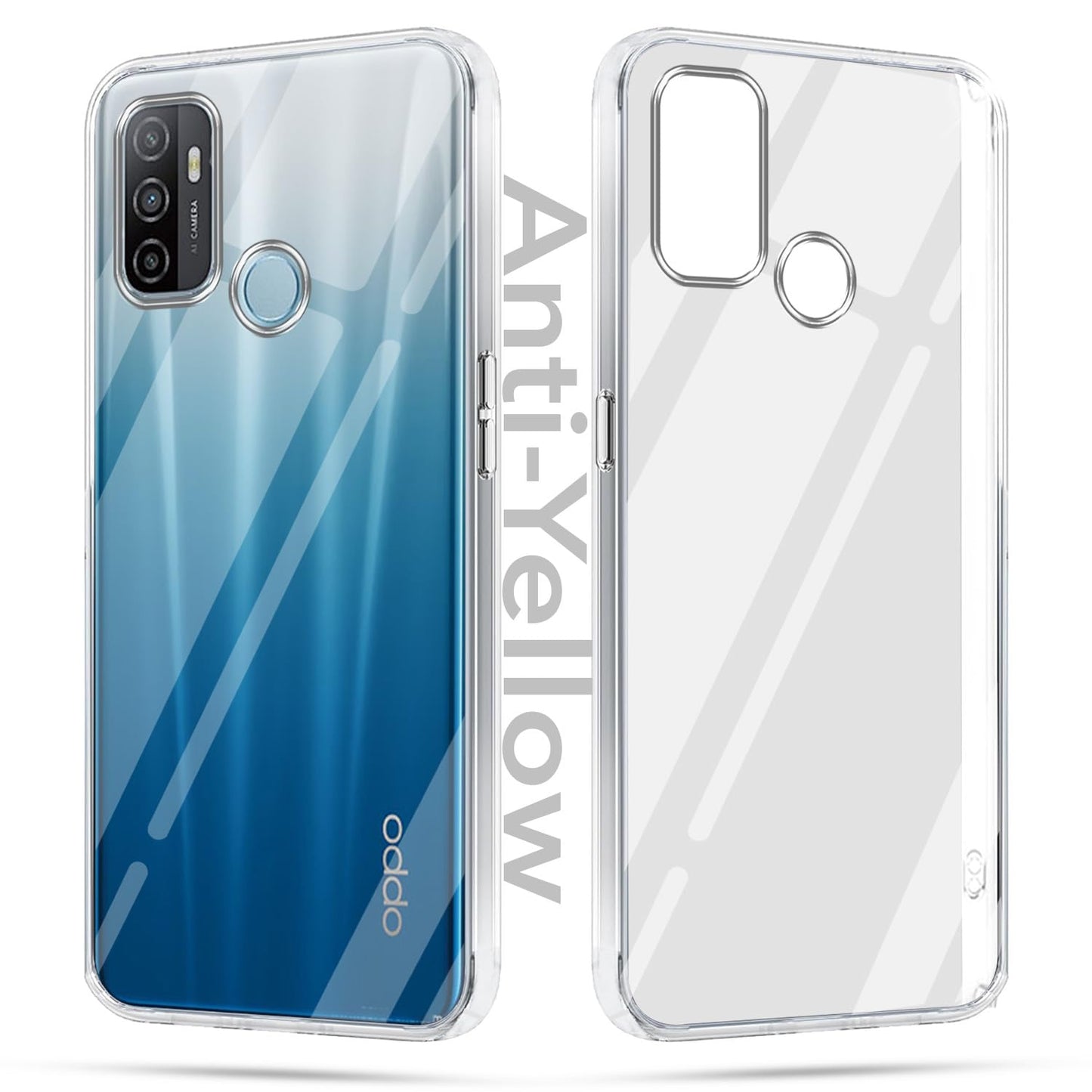 Oppo A33/ A53 (Lifetime Anti-Yellow Clear Back Cover)