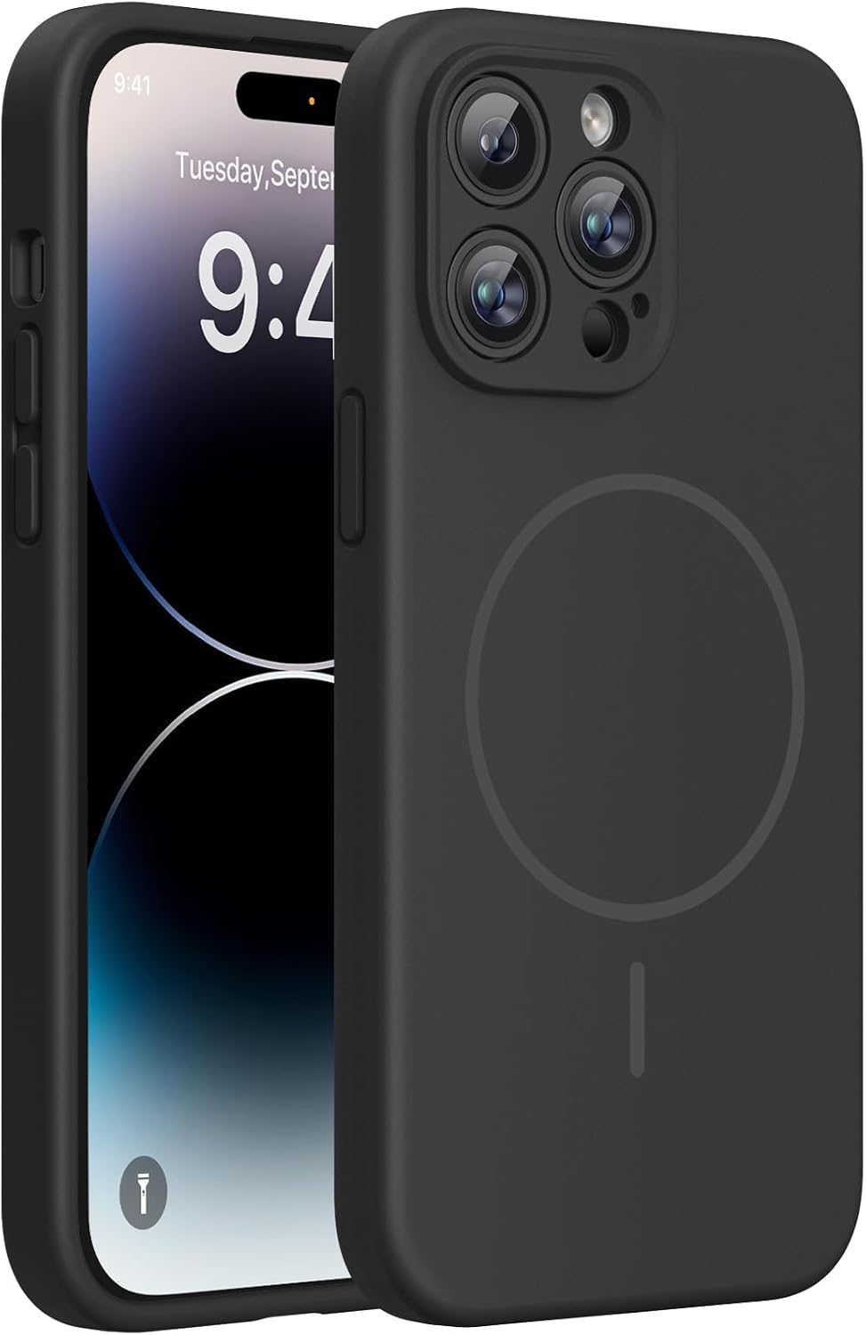 Miracase Silicone & Magnetic for iPhone 14 Pro Max Case