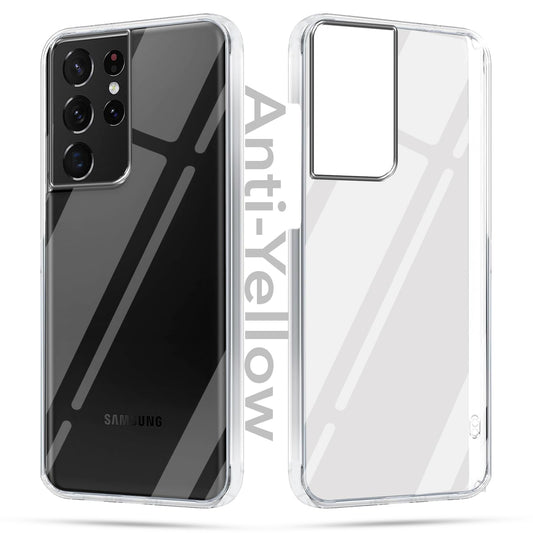 Samsung S21 Ultra (Lifetime Anti-Yellow Clear Back Cover)