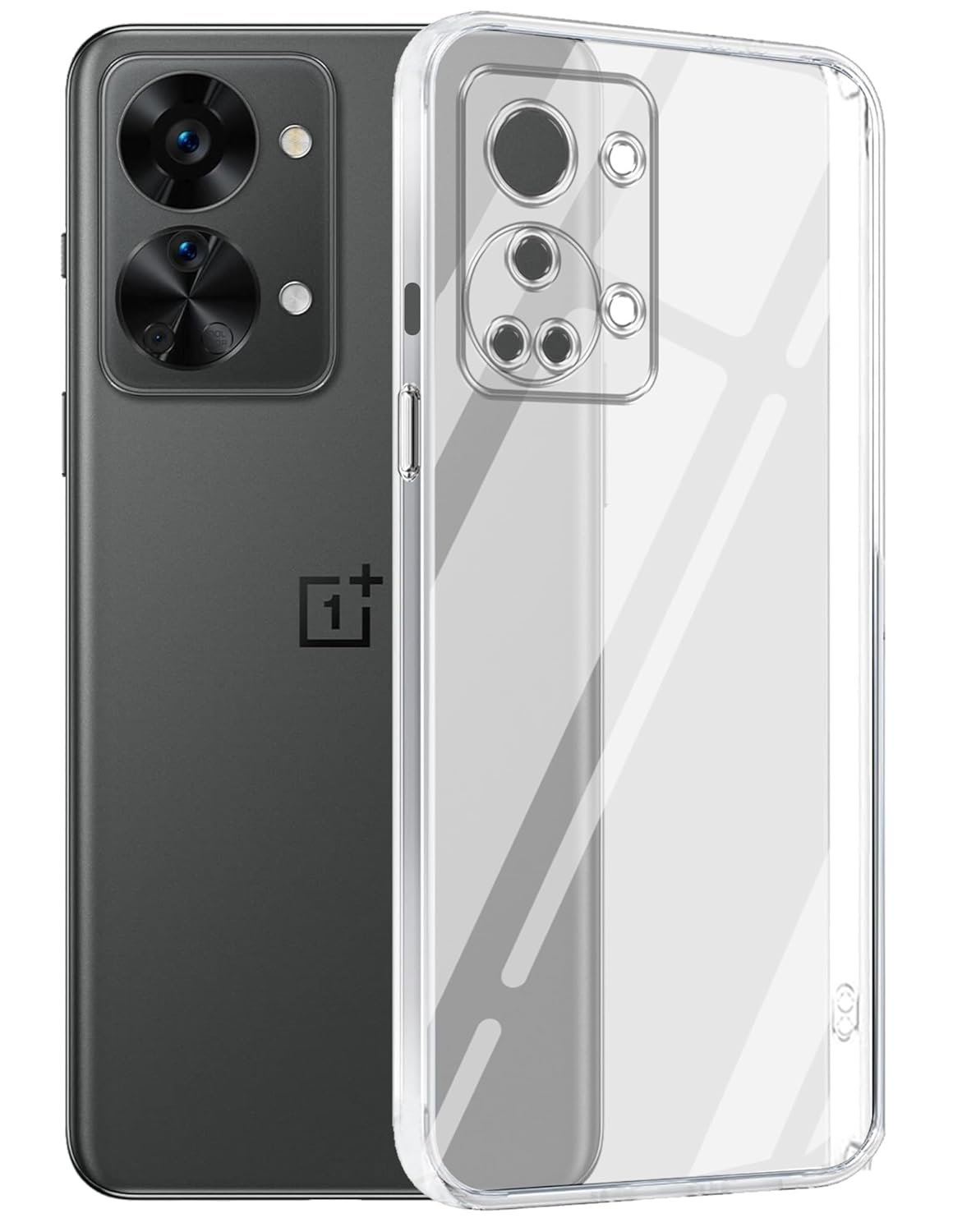 OnePlus Nord 2T 5G Lifetime Anti-Yellow Clear Back Cover)