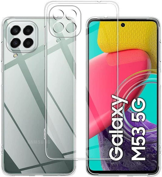 Samsung M53 5G Back Cover (Transparent)