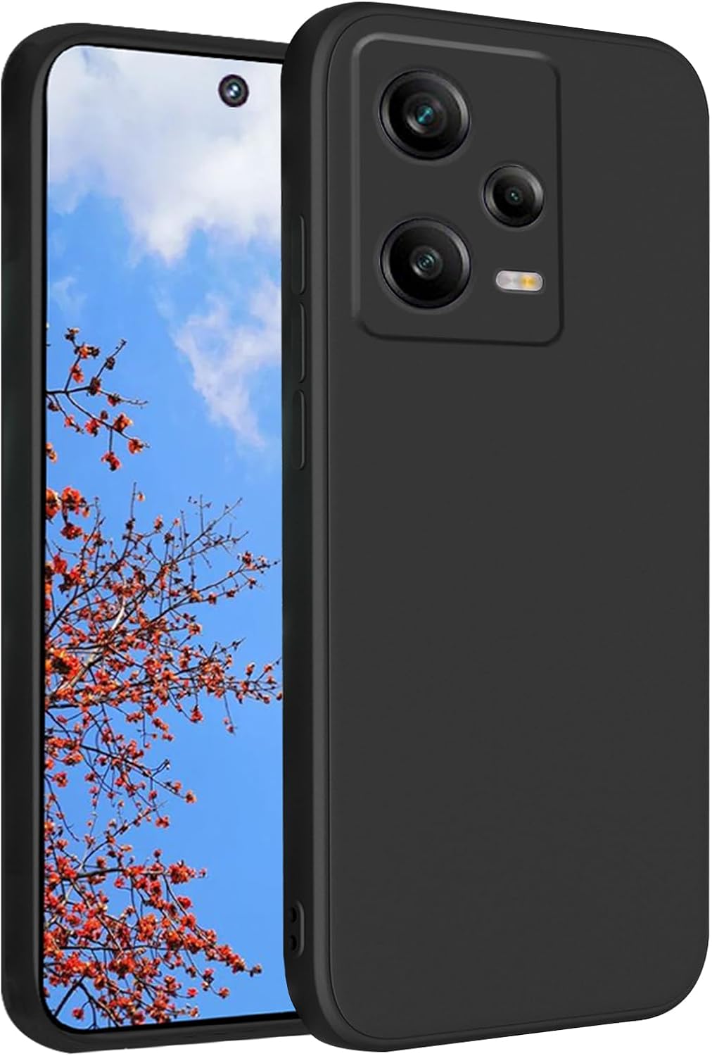 Matte Finish Silicone Cover For Redmi Note 12 Pro 5G