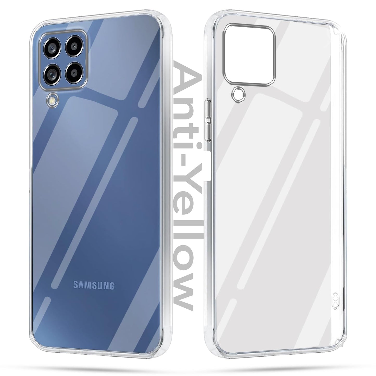 Samsung M53 5G (Lifetime Anti-Yellow Clear Back Cover)