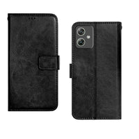 Leather Wallet Cover for Motorola G64 5G