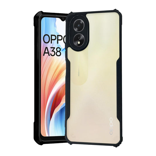Oppo A18/Oppo A38 Back Cover (Silicone Border)