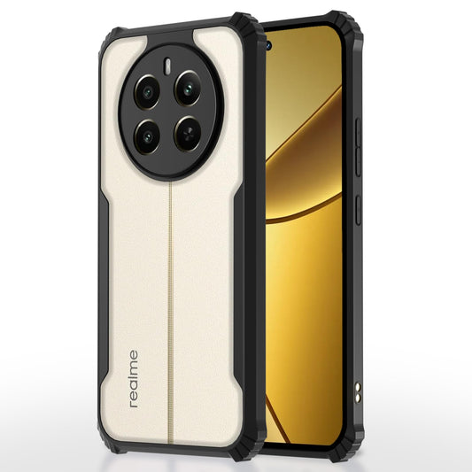 Realme 12+ 5G/ P1 Back Cover (Black Bumper)