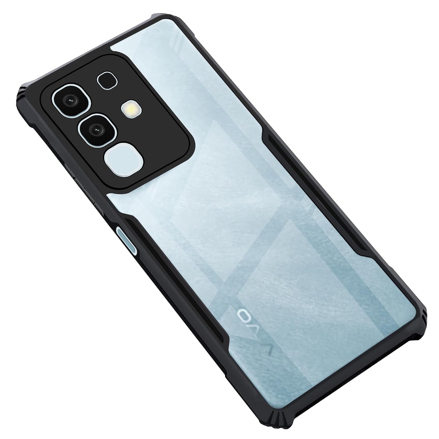 Vivo Y31 Pro 5G Back Cover (Black Bumper)