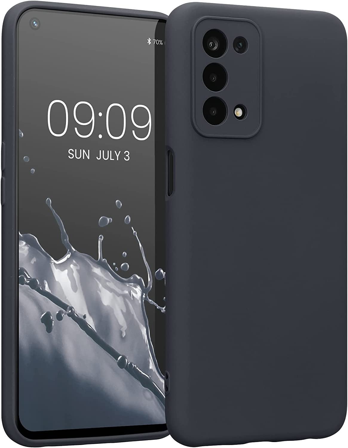 Realme 7 Pro ( Black Silicone Cover)
