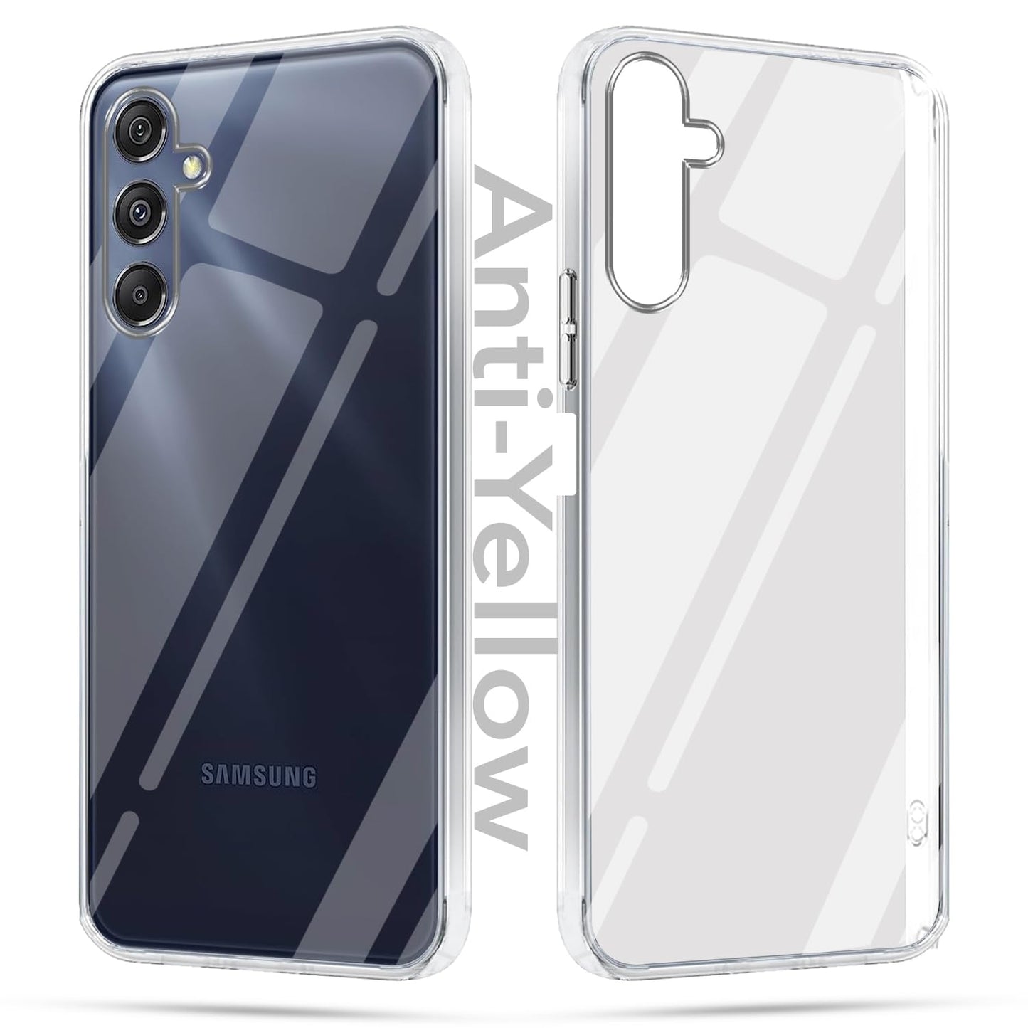 Samsung M34 5G (Lifetime Anti-Yellow Clear Back Cover)